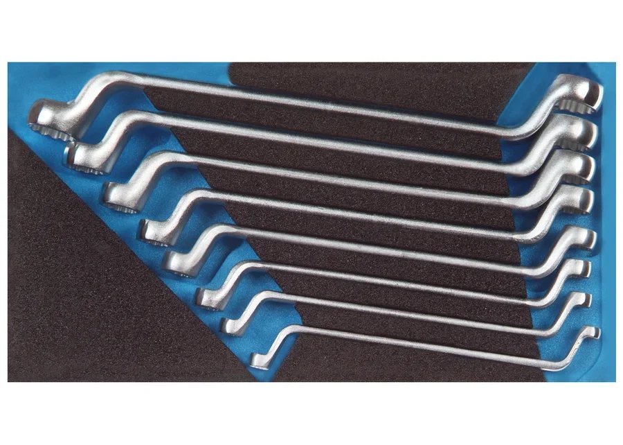 GEDORE 1500 CT1-2 double ring wrench set in 1/3 check tool module
