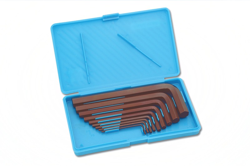 Taparia AKM - 9 Allen Key Sets - Brown Finish (Mm)