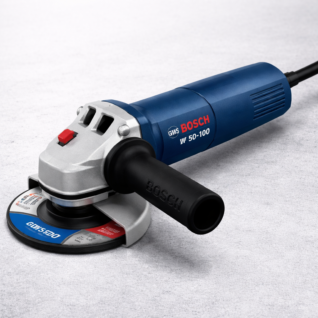 Bosch GWS 750-100 Angle Grinder 100mm 750W – Professional Heavy Duty Grinding Machine for Metal Cutting | Best Price in India