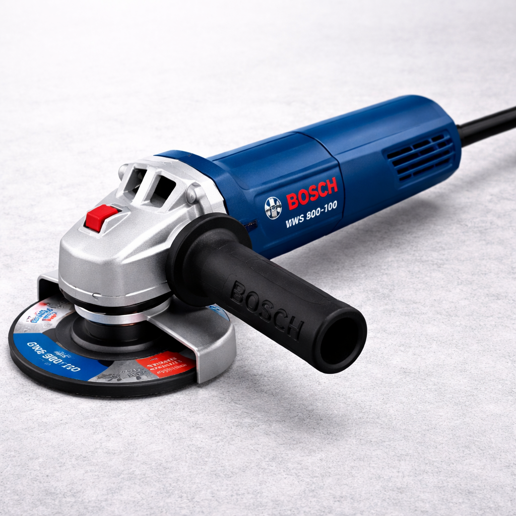 Bosch GWS 900-100 Angle Grinder 100mm 900W – Heavy Duty Professional Grinding Machine for Metal Cutting | Best Price in India