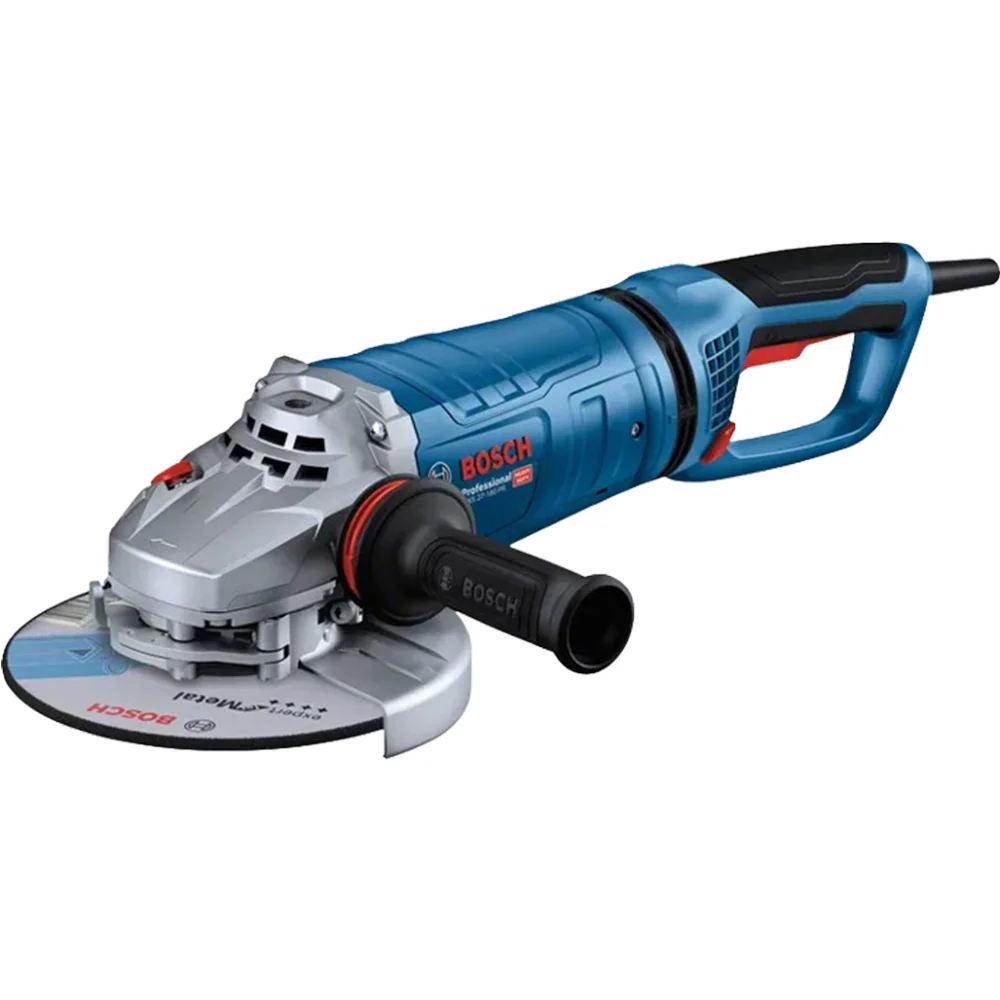 Bosch GWS 27-180 PR | 2700W | 180mm (7”) | 6900–8500 RPM | D-Handle | Heavy Duty Industrial Grinder