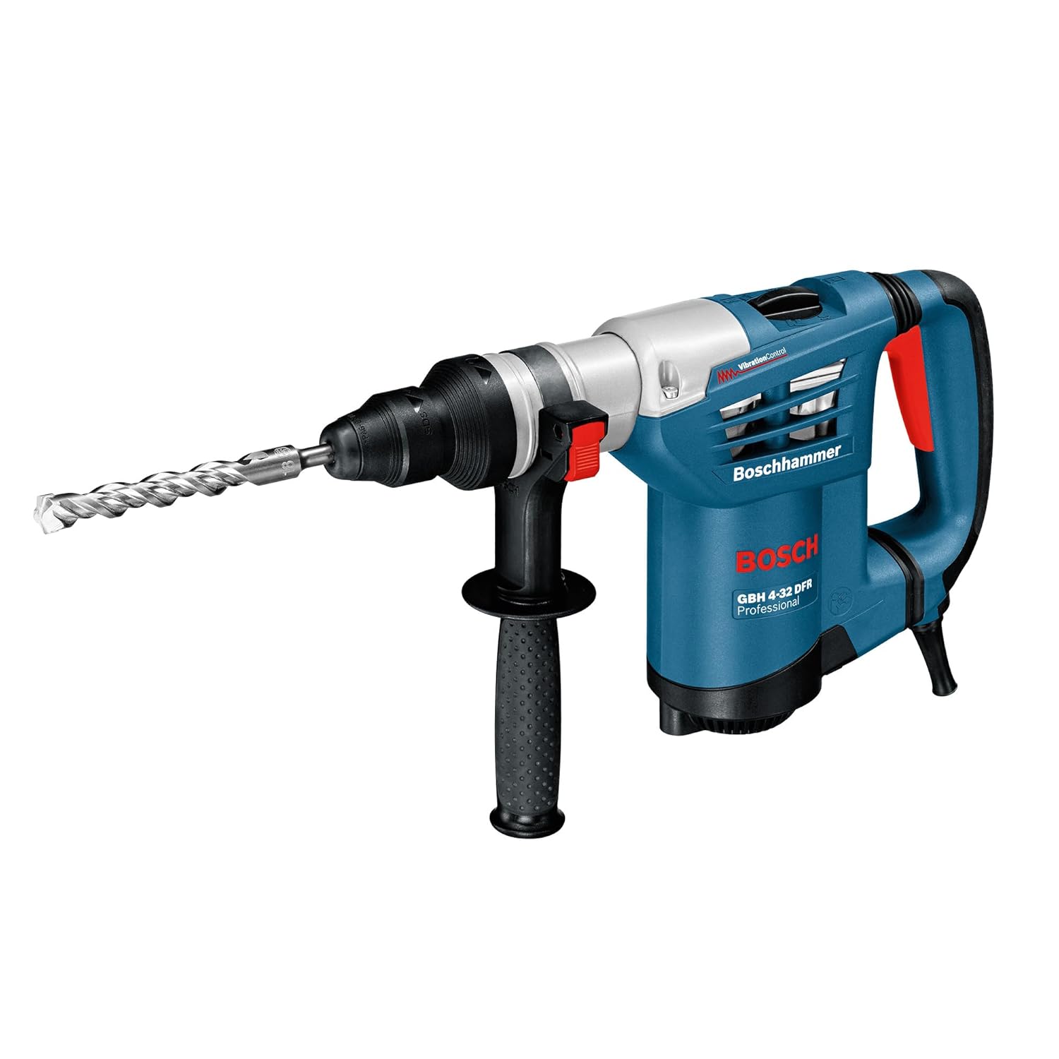 BOSCH GBH 4-32 DFR Professional Rotary Hammer - SDS Plus | 900 W | SDS Plus Tool Holder | Rated Speed 0-800 RPM | Impact Rate 0-3600 BPM | Impact energy 4.2 J| with Vibration Control | 1 Yr Warranty
