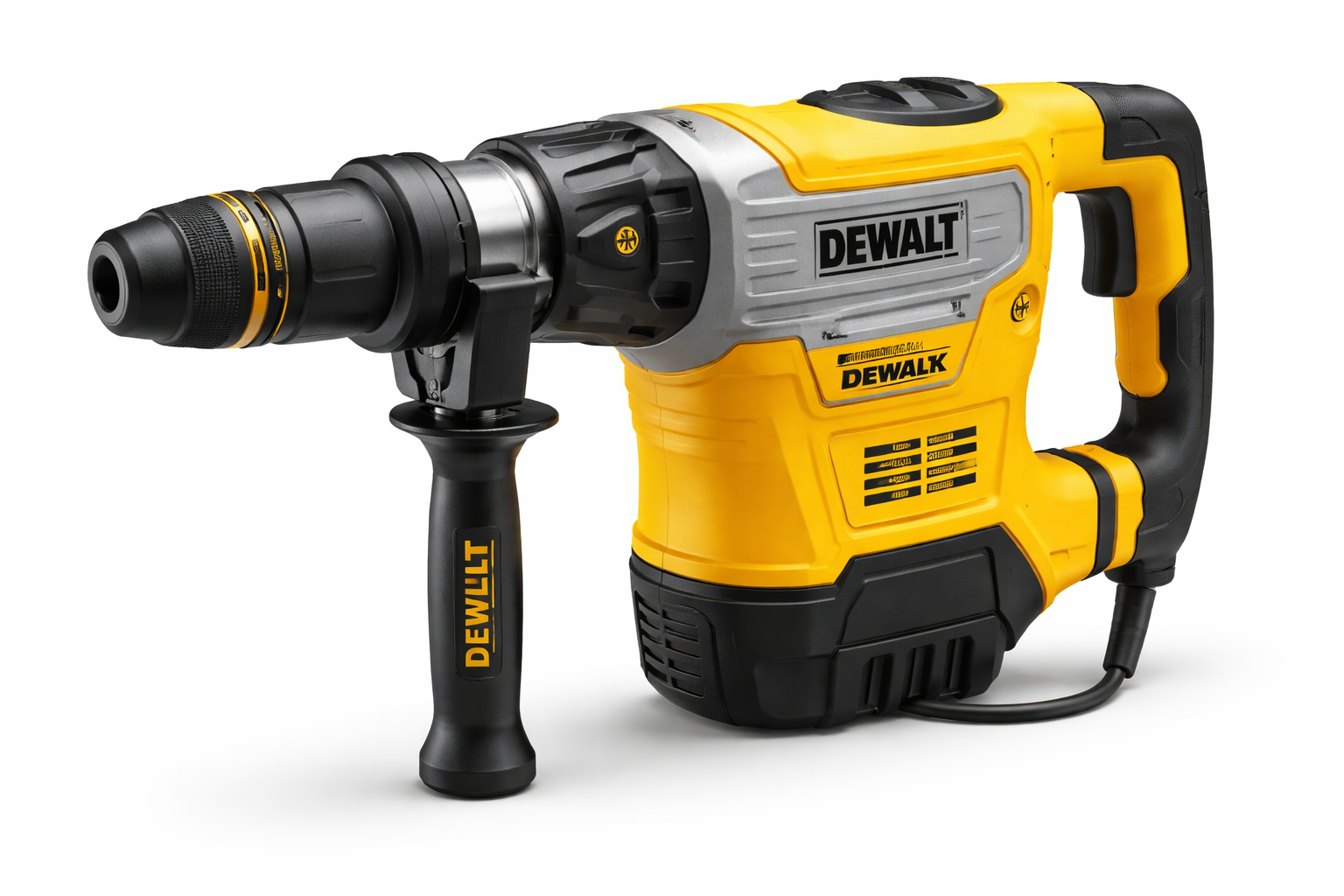 DeWalt D25614K SDS Max Rotary Hammer Drill 1350W Heavy Duty Concrete Breaker Machine with Anti-Vibration System