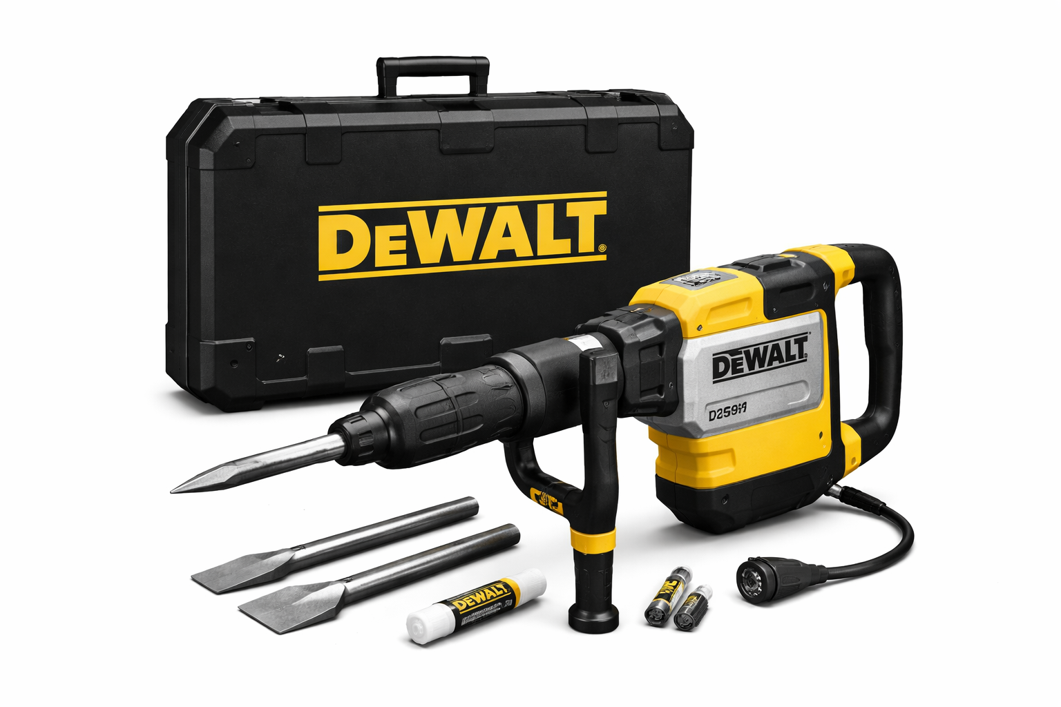 DeWalt D25981K Heavy Duty Demolition Hammer 2100W SDS Max Concrete Breaker Machine with Carry Case