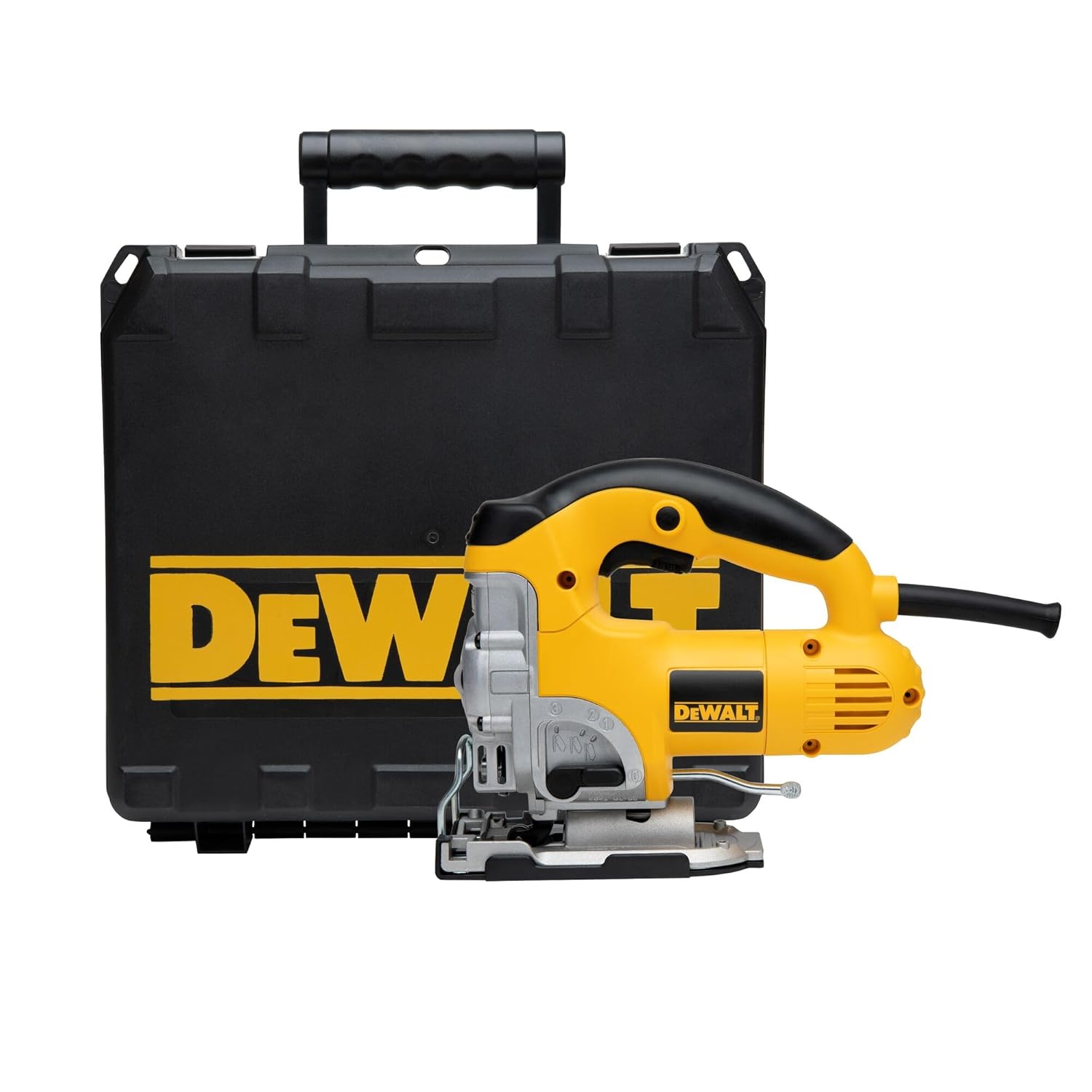 DEWALT DW331K 701Watt Variable Speed Pendulum Jigsaw (Yellow)
