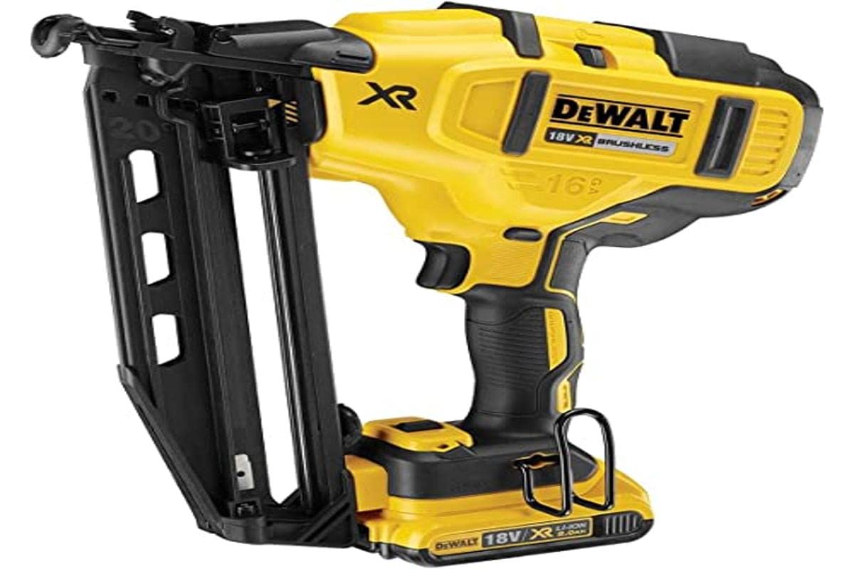 DEWALT DCN660D2 18V XR Li-ion Cordless 110 Nail Capacity Nailer with Brushless motor and 2x2.0Ah batteries included