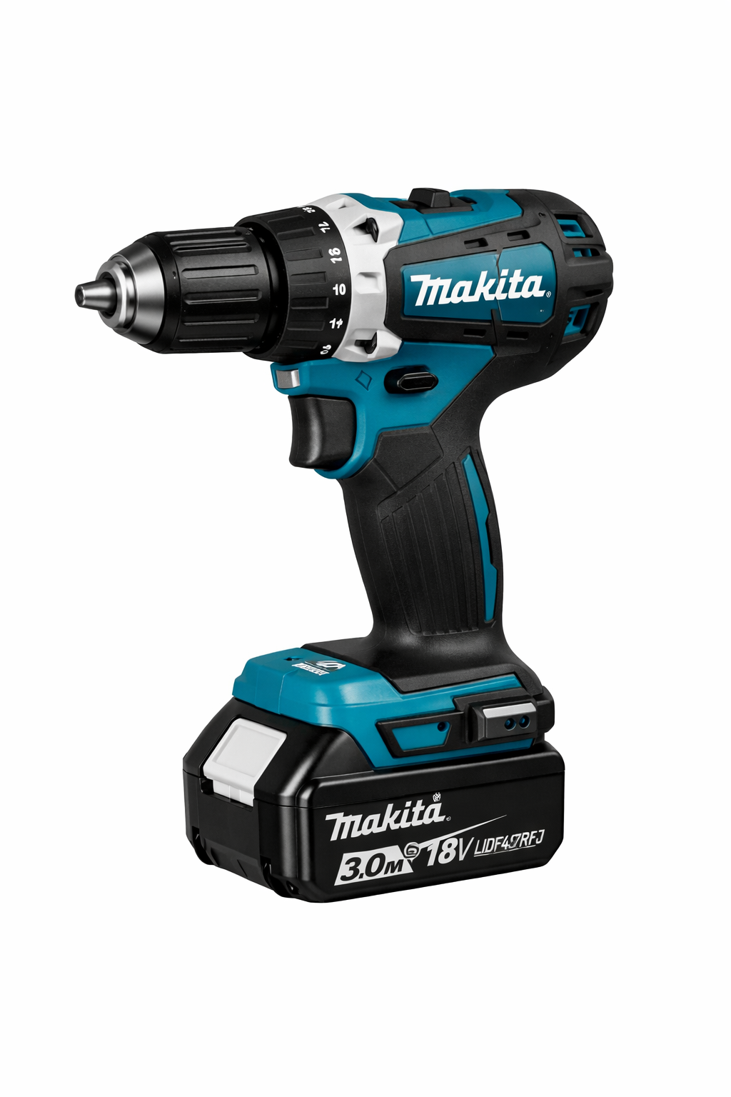 Makita DDF487RFJ 18V LXT Brushless Cordless Drill Driver Kit with 2 Batteries & Charger
