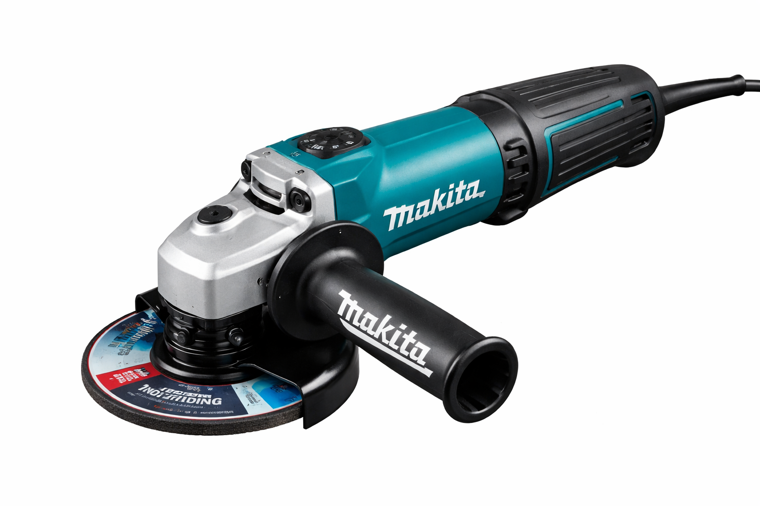 Makita GA5093X03 5 Inch (125mm) Angle Grinder | 1900W High Power | Paddle Switch | Anti-Restart Safety | Industrial Grade