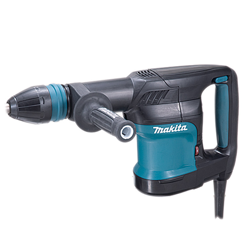 Makita HM0870C 1100W SDS Max Demolition Hammer | Variable Speed | Anti-Vibration | Professional Concrete Breaker Tool