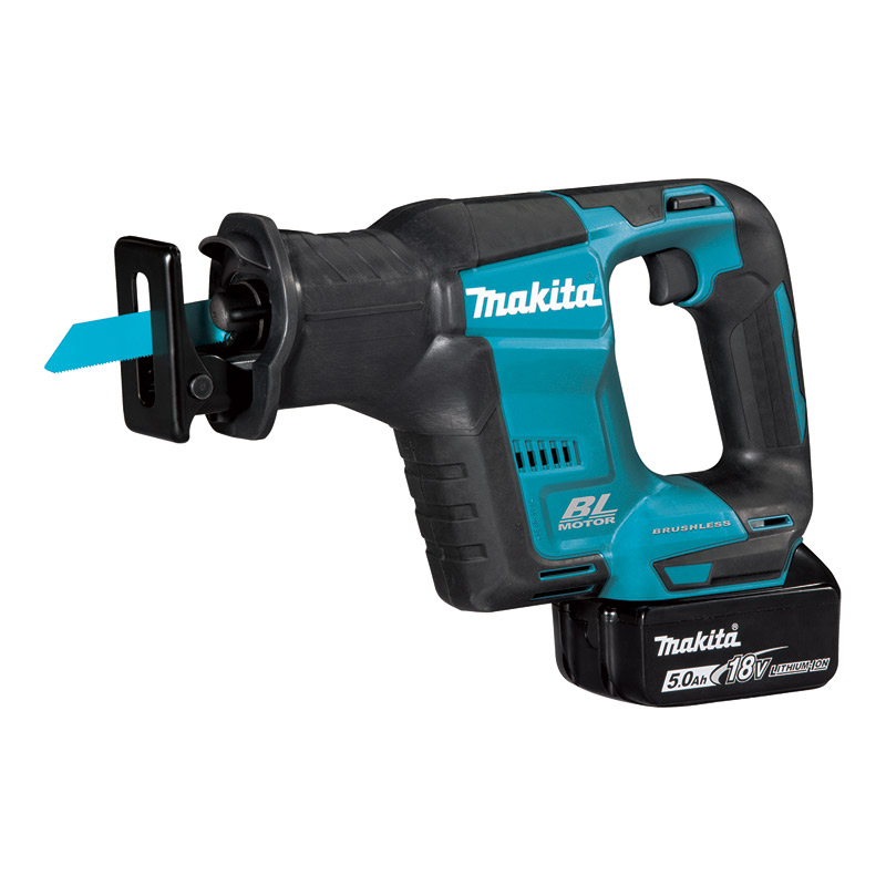 Makita DJR188RFJ Cordless Reciprocating Saw 18V LXT Brushless Kit (2 Batteries + Charger + Case)