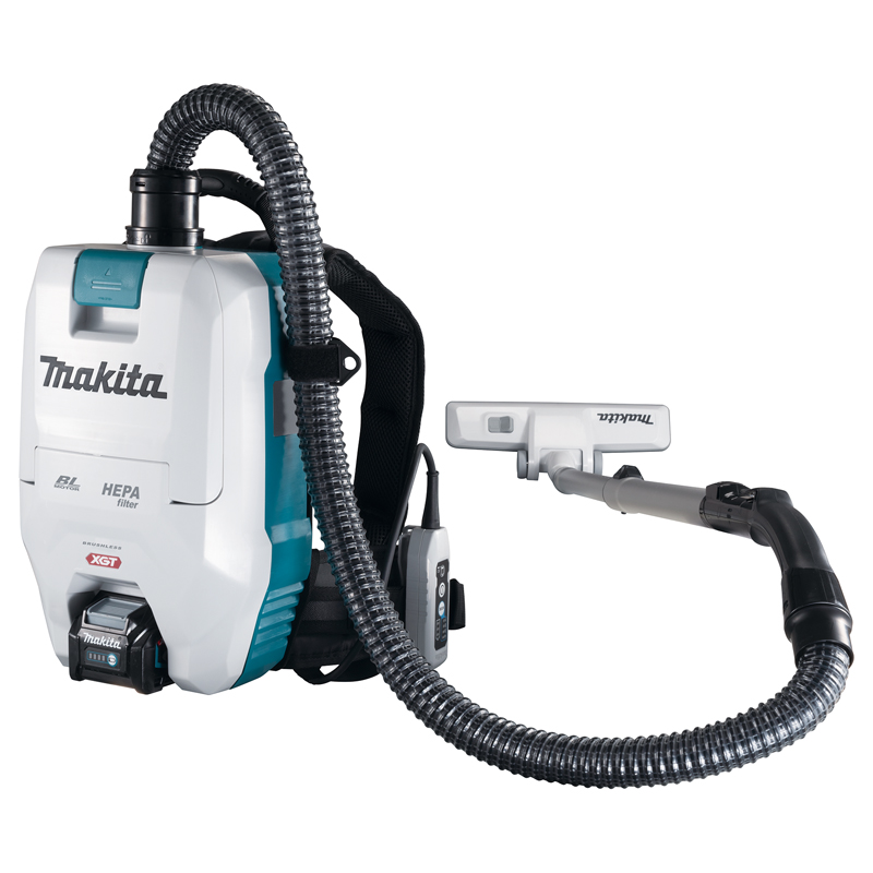 Makita VC008GZ 40V Max XGT Cordless Wet & Dry Vacuum Cleaner | HEPA Filter | Brushless Motor | Industrial Dust Extractor (Tool Only)