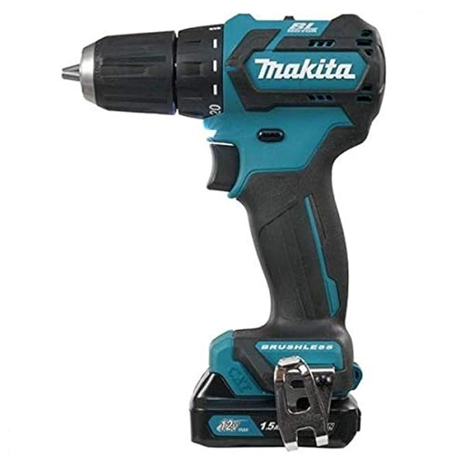 Makita DF332DWYE Cordless Driver Drill 10mm 12V (Blue and Black)