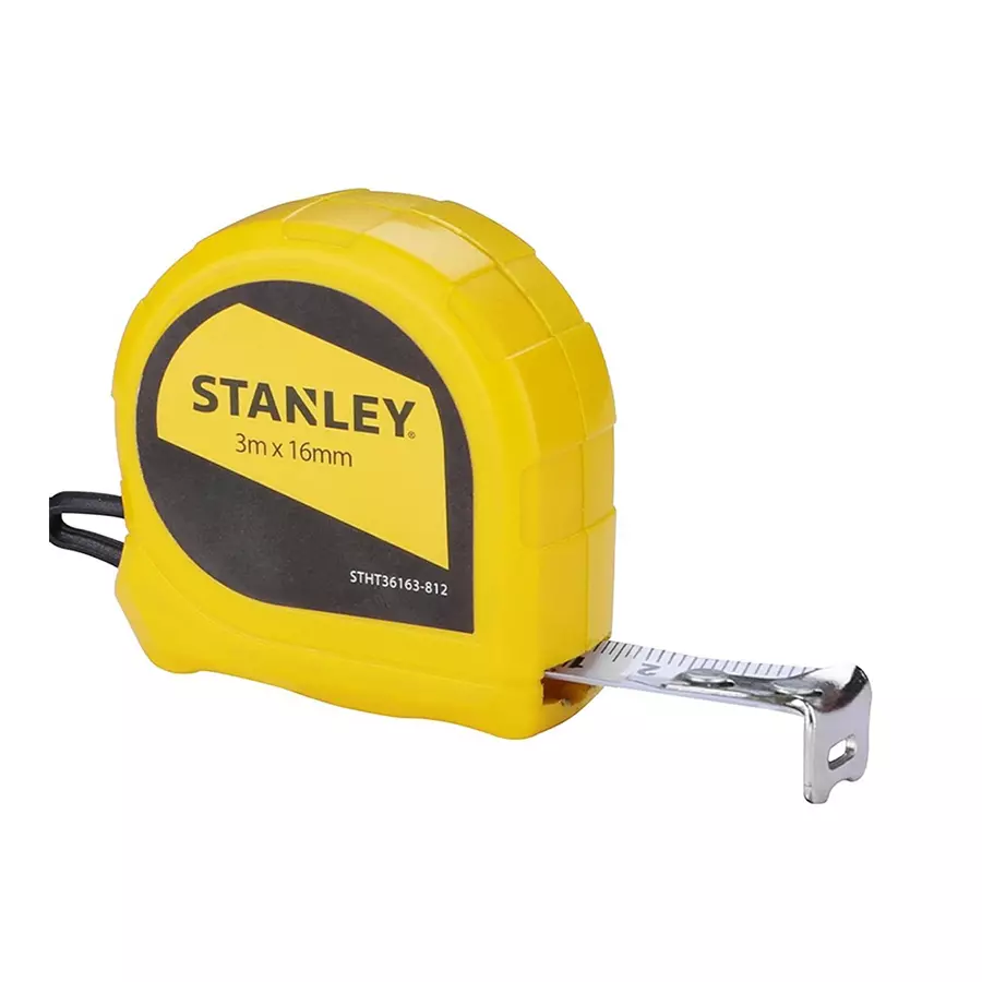 STANLEY 3 mx16 mm Measuring Tape Yellow,