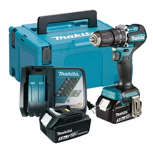 Makita DHP487RFJ 1700 Rpm 18 V Cordless Hammer Driver Drill (With Battery & Charger)
