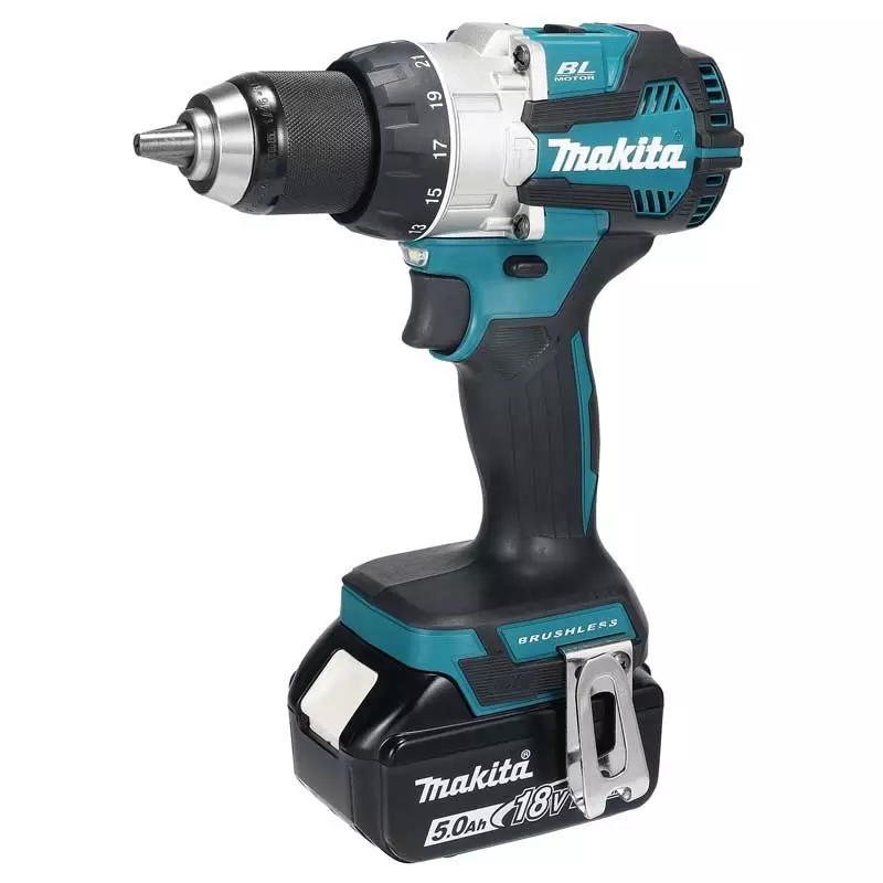 MAKITA DHP489RTJ 18 V 620 W Hammer Driver Drill 13 mm 1800 RPM (With Battery & Charger)