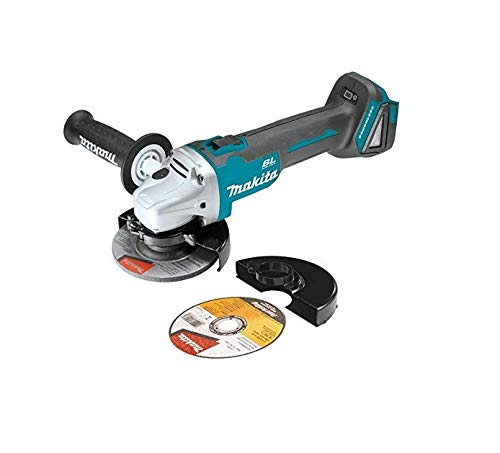 Makita DGA411RTE Cordless Angle Grinder 100mm 18V