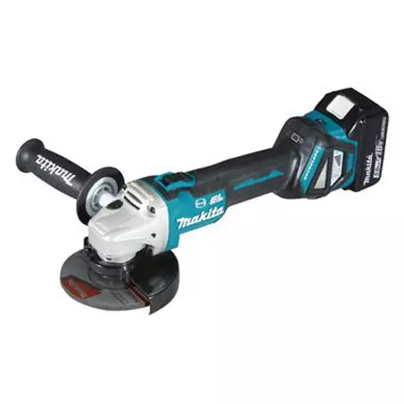Makita DGA513RTE 18V LXT BL Cordless Angle Grinder 125 mm (With Battery & Charger)