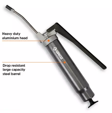 Groz K45R/B Three Jaw Super Coupler Ultimate Grease Gun