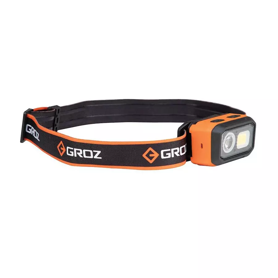 Groz LED/225 500 Lumens Headlamps Dual Mode & Hand sensor
