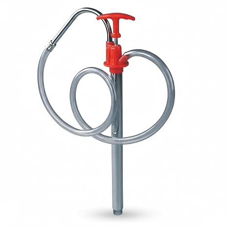 GROZ EZF-8 Ezee Flow Upstroke Pump (Push Down Mechanism) with Interchangeable Bung Adaptors| Pump for Gear Oil, Engine Oil, Diesel etc. |Flow Rate:1 Litre /15 Strokes |