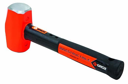GROZ CHID/4/16 1.8 Kg, 16" Club Hammer Indestructible Handle, Hammer Head 4 Lbs, Handle Length 16"