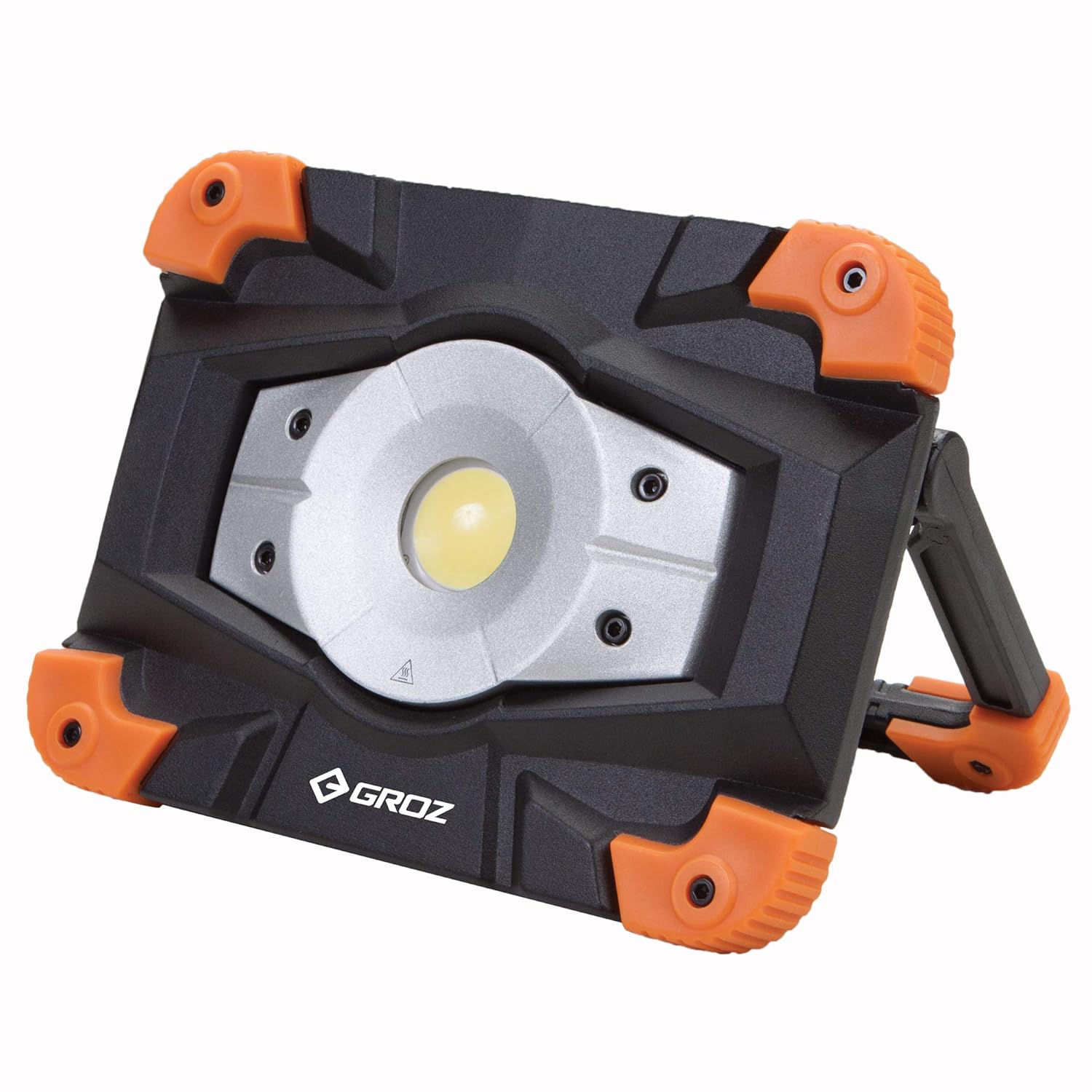Groz LED/550 Heavy Duty Rechargeable 10W COB Worklight with built-in Powerbank | Brightness upto 1000 Lumens | IP54 & IK07 Rated | Impactproof, Versatile, Compact, Corrosion Proof