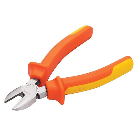 GROZ SCP/CV/7 7inch Side Cutting Plier with Insulation to 1000V AC| Ideal for Cutting Wires| High Strength| Shock Proof Ergonomic Grip| Length: 150 mm