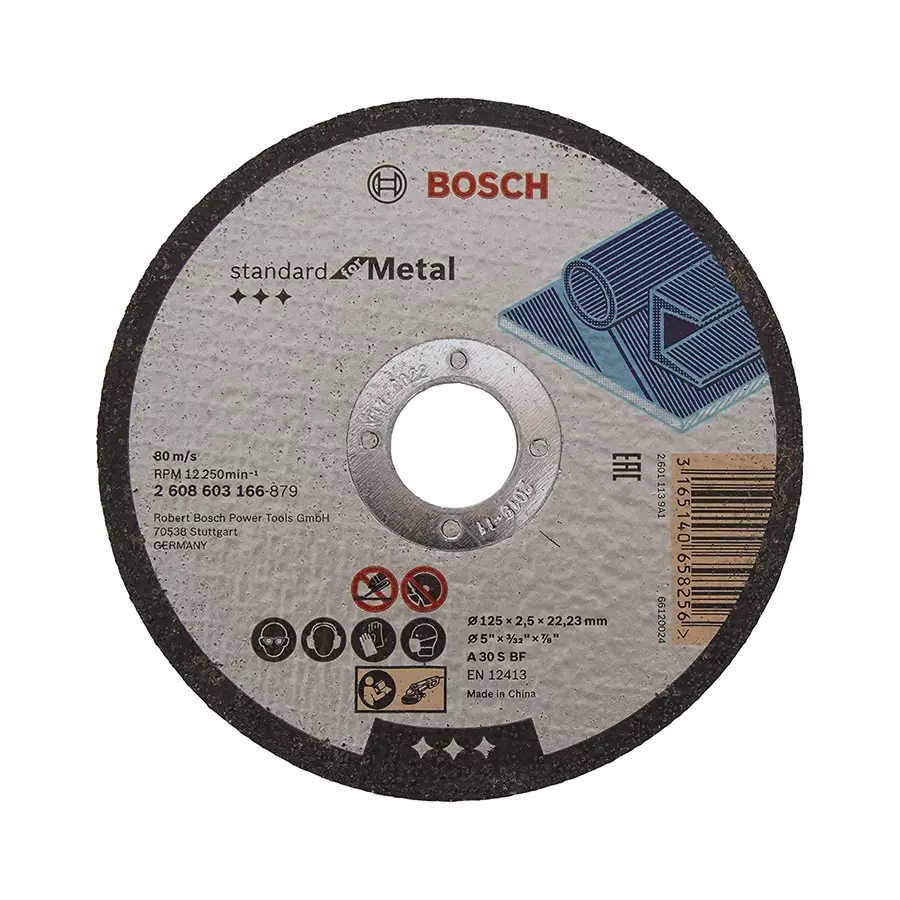 Bosch Standard for Metal Cutting Disc 125x2.5 mm - 2608603166