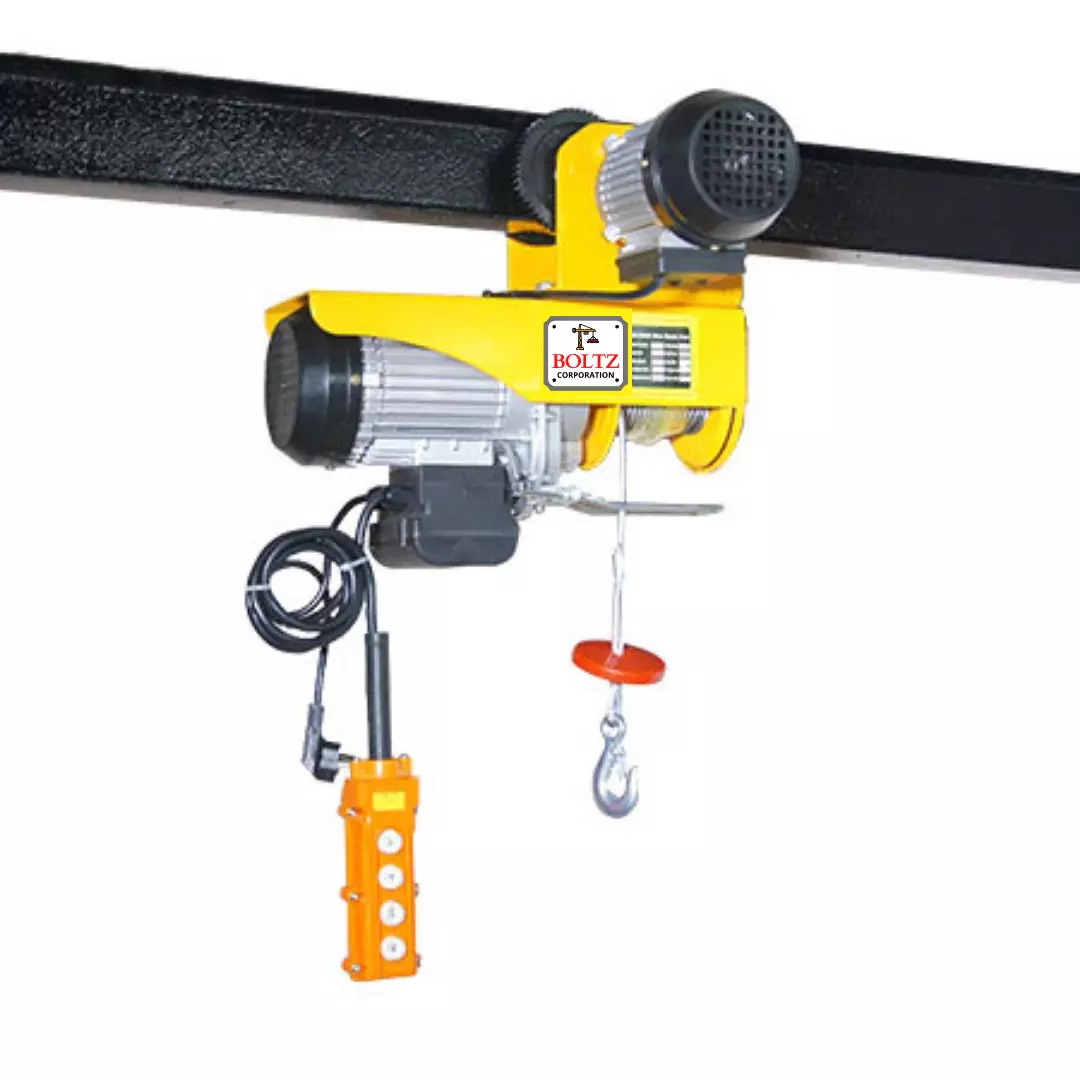 Boltz Corporation Electric Hoist PA 1500 With Electric Travelling Trolley
