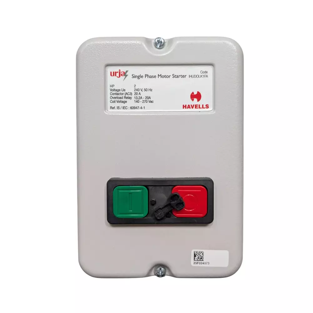 Havells 2 HP Single Phase 13.2-20 A Direct on Line Starter