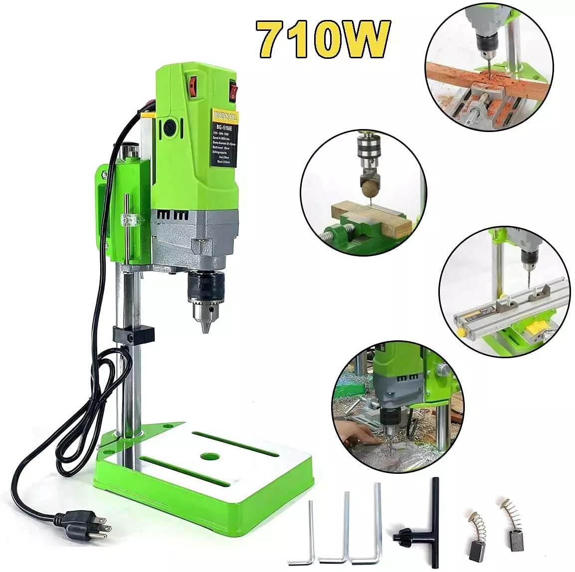 Voltz 5156E Mini Bench Drill Machine 710W Drill Chuck 1-13mm - photo 2