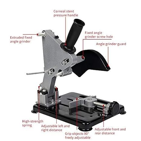 Angle Grinder Stand Metal Cutting Machine Cutter 100 115 125mm Support Power Tools Accessories Angle Grinder. ( Grinder NOT Included ) - photo 3