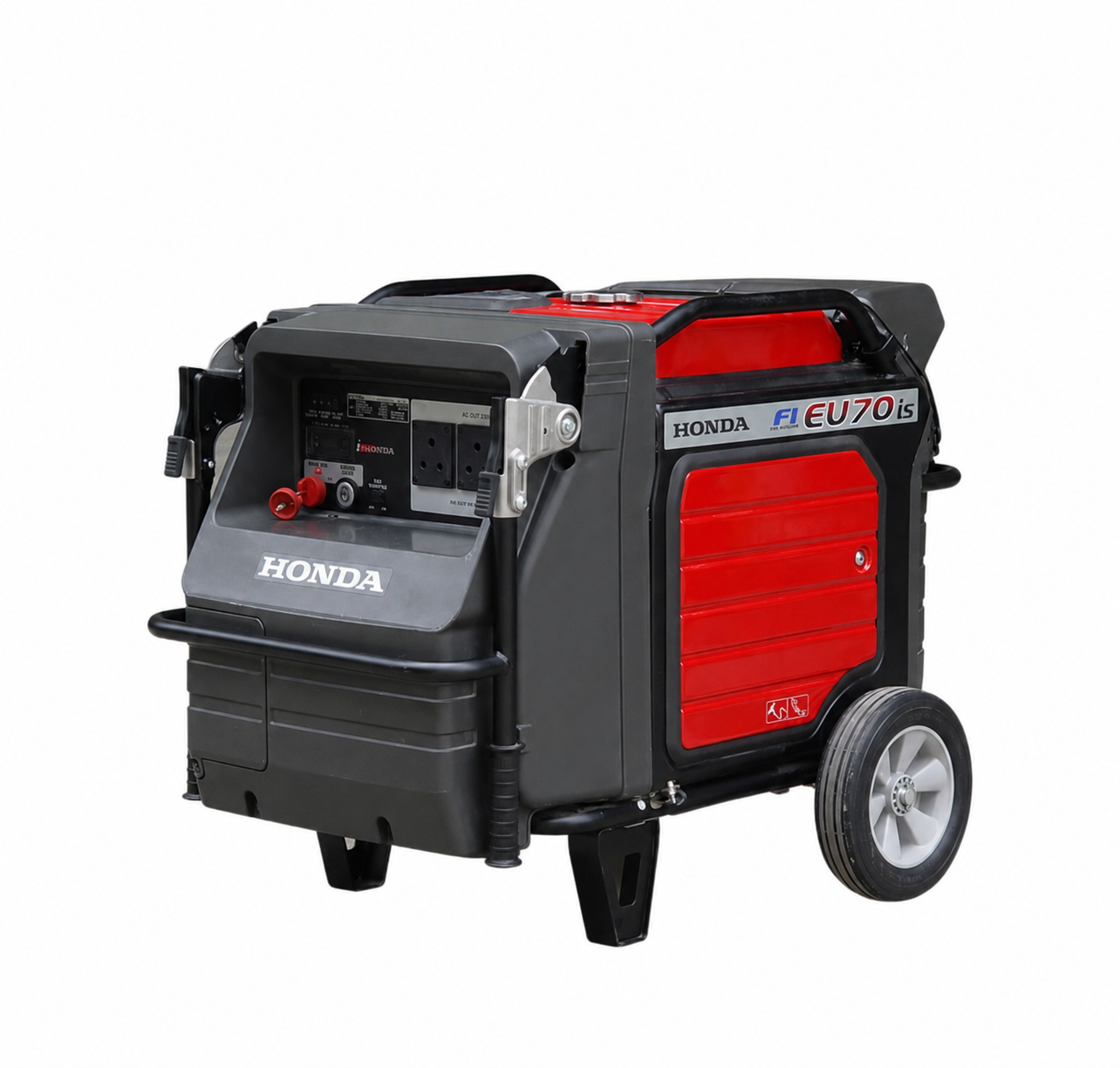 HONDA EU70is 7KVA Silent Generator 4-stroke, OHV, single cylinder, Air cooled engine inclined by 25°