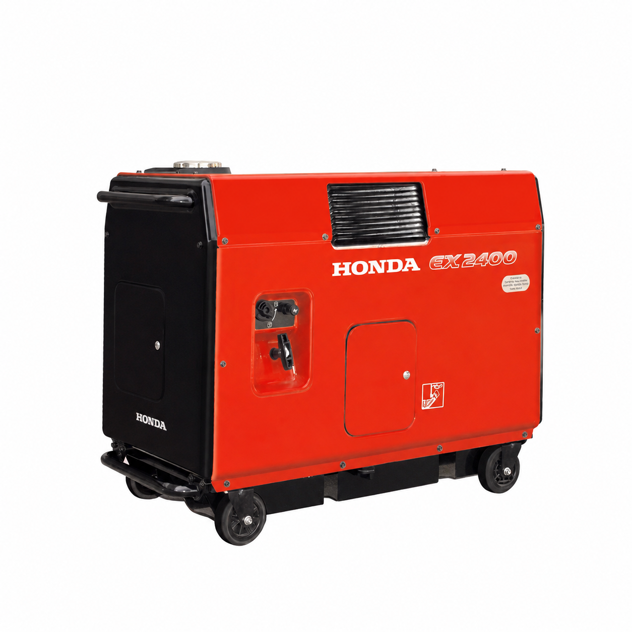 HONDA EX2400 1.8 kVA Generator 4-stroke, OHV, single cylinder, Air cooled engine inclined by 25°