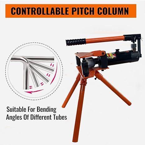 VOLTZ HPB-2A Pipe Bender with Tripod 16 Ton Manual Hydraulic Pipe Bender Tool upto 60mm Manual Mechanical Pipe Bending Machine (External diameter22-60mm) - photo 4