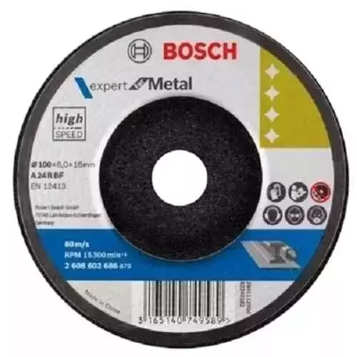 Bosch 4 inch Grinding Wheel For Metal 2608603686 (Pack of 50)