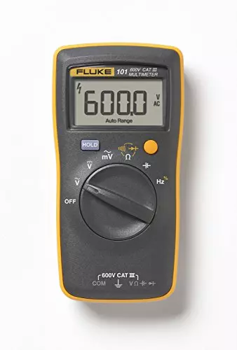 Fluke 101 Digital Multimeter 6000 Counts Volt Meter IP40 AC/DC Volt