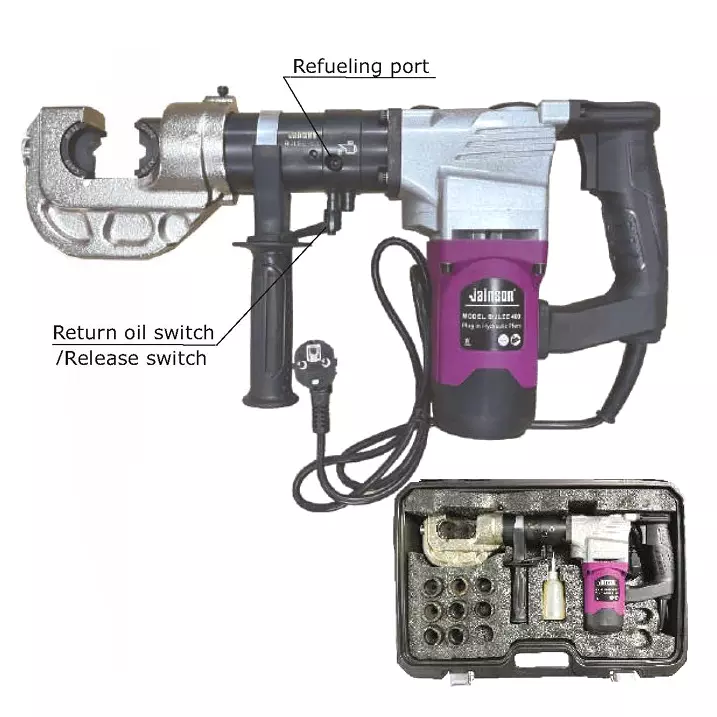 Jainsons BIJLEE-400 Crimping Tool 120 kN, 25 to 400 mm² Range,