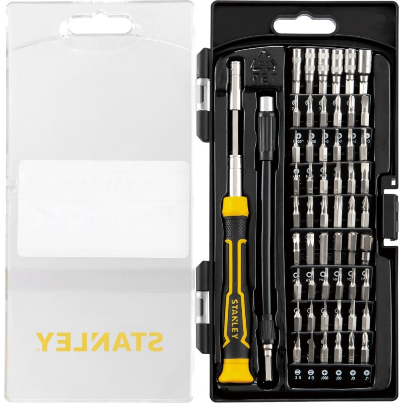 Stanley STHT60090-LA 56 Pcs Shell Precision Screwdriver Set,