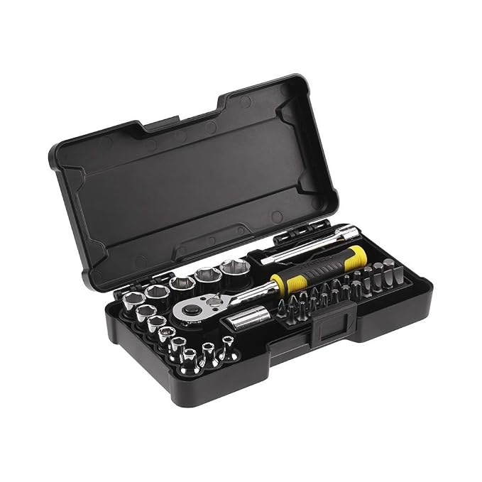 Stanley STMT82672-0-12 1/4 Drive Metric Socket Set (37-Pieces)