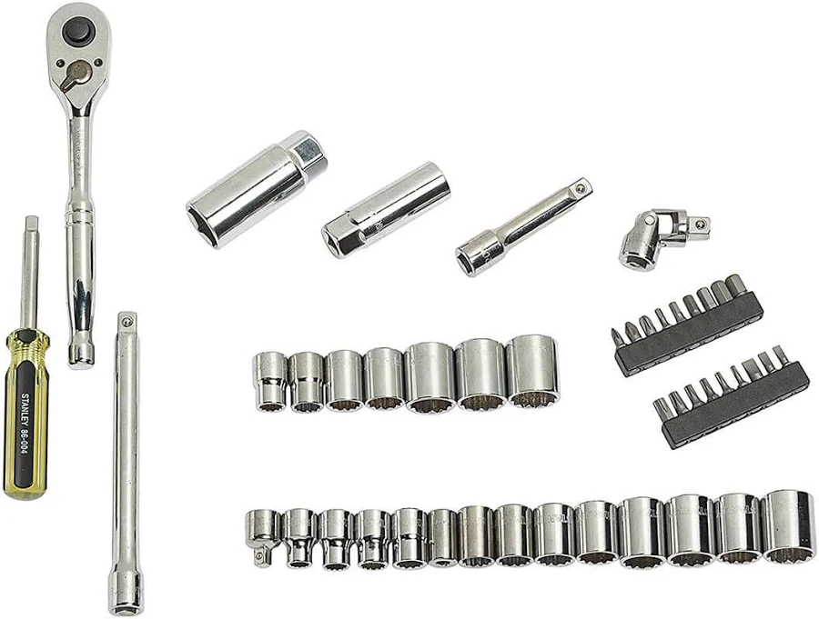 Stanley 89 516 Drive Socket Set, Stainless Steel - photo 2