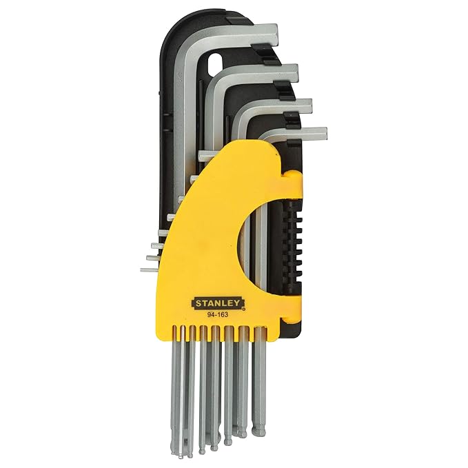 STANLEY 94-163-23 12PC. LONG 12PC LONG BALL POINT HEX KEY - BALL POINT HEX KEY