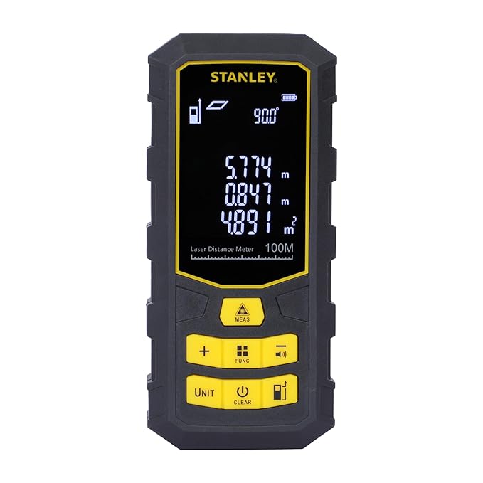 STANLEY STHT77803-A 100M LASER DISTANCE @100M AREA MEASUREMENT & VOLUME - MEASURER