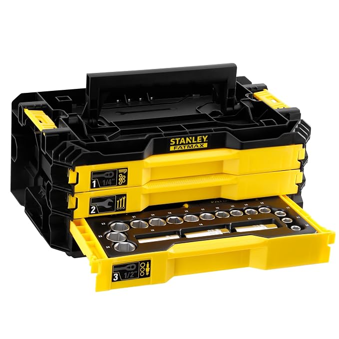 STANLEY FMMT98107-1 126PC 3-DRAWER TOOL BOX