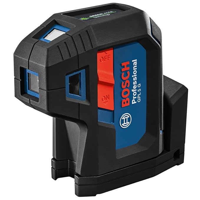 Bosch GPL 5 G Professional 5-Point Laser Level, Green Laser - photo 2