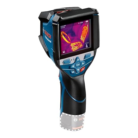 Bosch Professional Thermal Imaging Camera GTC 600 C (12V Battery, With App Function, Temperature Range: -20°C To +600°C