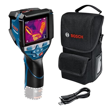 Bosch Professional Thermal Imaging Camera GTC 600 C (12V Battery, With App Function, Temperature Range: -20°C To +600°C - photo 2
