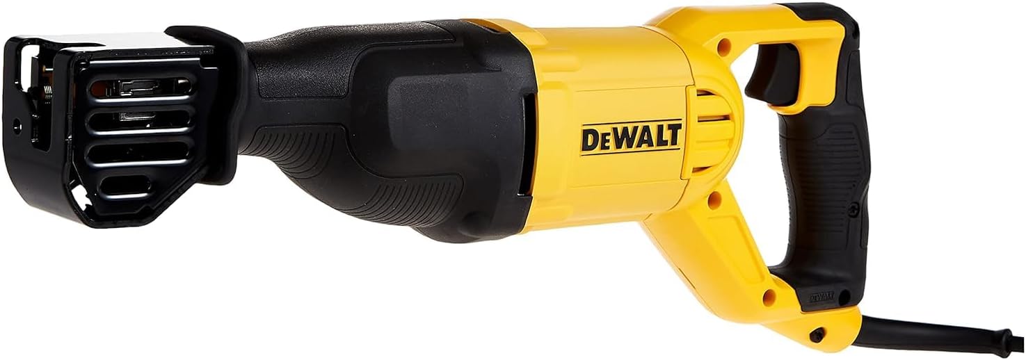 Dewalt Dwe305Pk-B53 1100W, 0-2400Spm, Reciprocating Saw, Yellow/Black, Year Warrnty