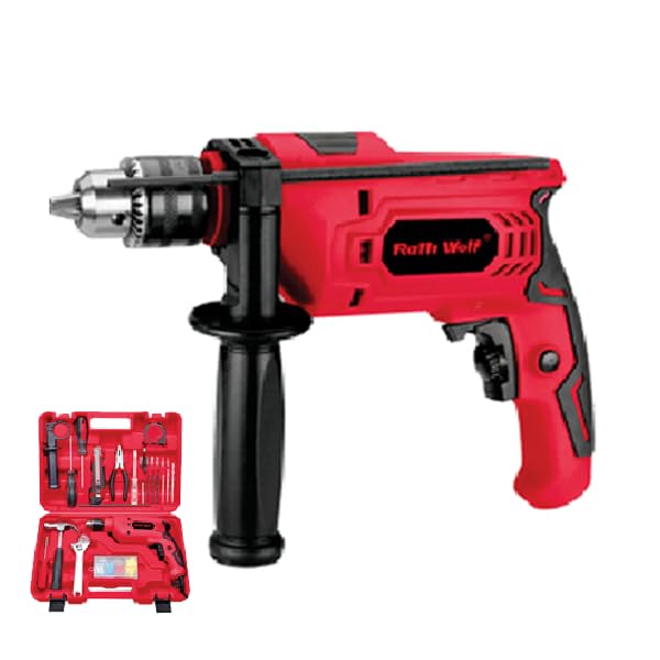 Ralli Wolf RDK13 Professional Impact Drill Variable & Reversible | 500W | Speed 0-3000 rpm