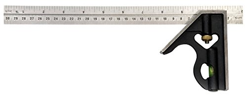 Kristeel 1516 A Combination Try & Metre Square - 2 pc. set (300 mm.) Polish Finish